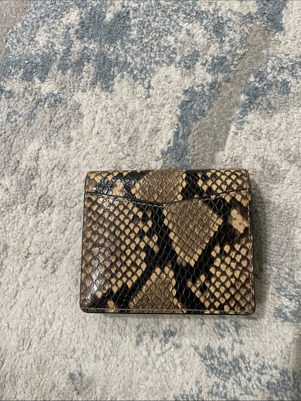 Michael Kors Large Soho Chain Shoulder Bag Rattan Straw/Snake, Wallet Set NWT - Picture 12 of 15